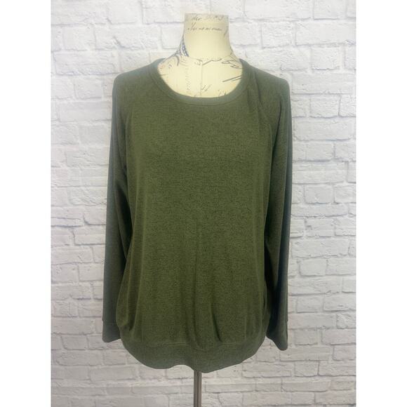 Buffalo David Bitton Tops - Buffalo by David Bitton Long Sleeve Casual Green Blouse